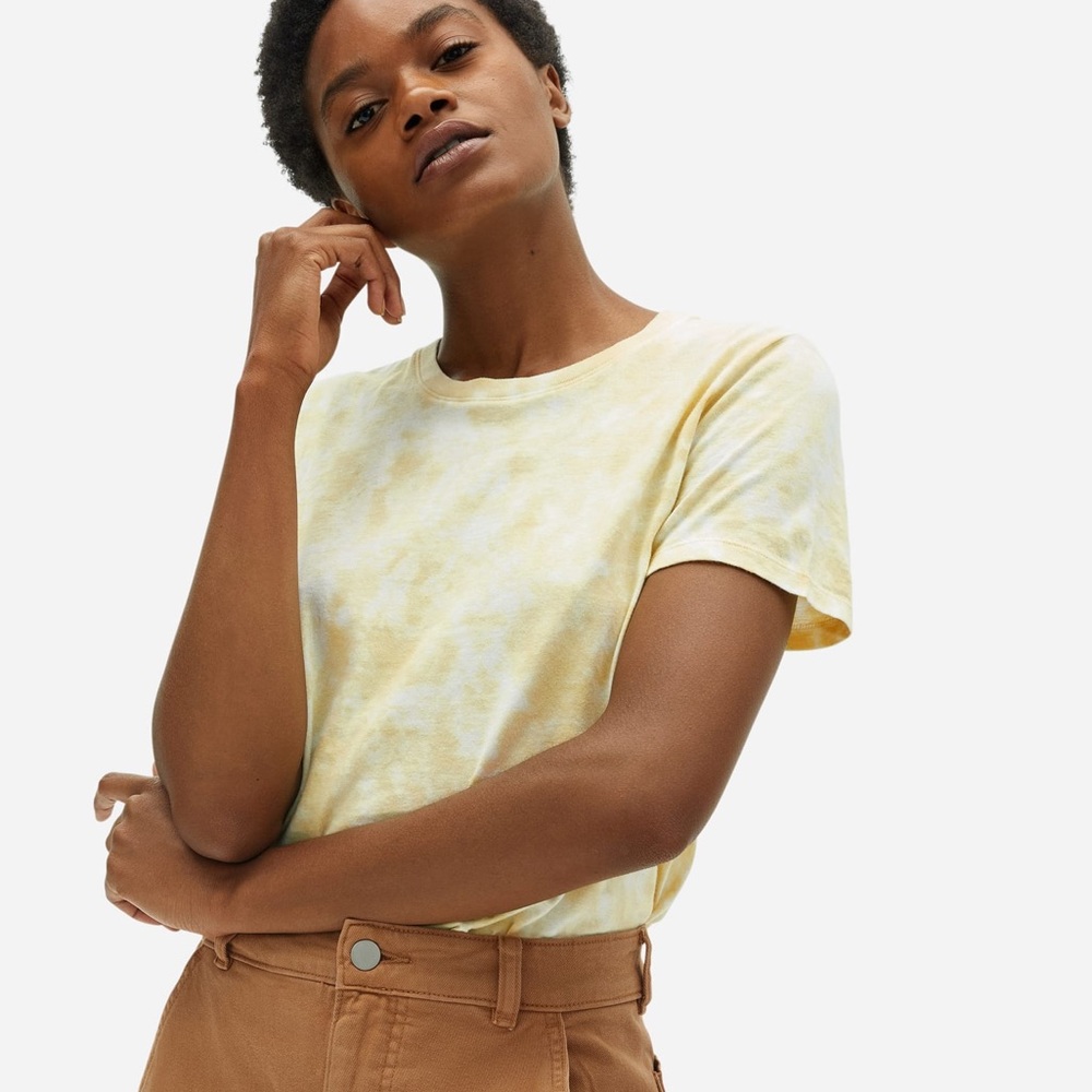 Everlane Tie-Dye Box-Cut Tee, Sz L